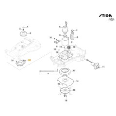 ORIGINAL STIGA robot tondeuse Stig - g300 322110132/0 | Newgardenstore.eu