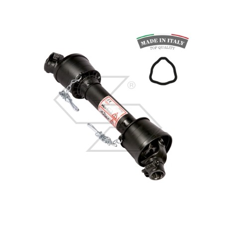 PTO shaft CE 1" 3/8-Z6 with barbed protection cat 1x1000 mm | Newgardenstore.eu