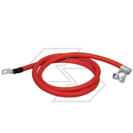 Cables de batería con terminales para tornillo diámetro 10 mm para tractor FIAT | Newgardenstore.eu