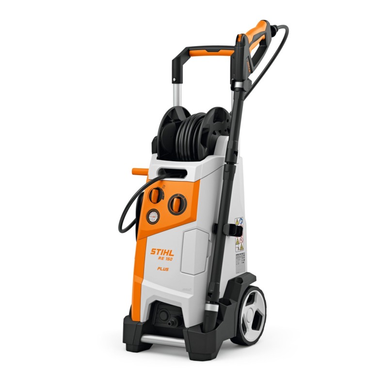 Hidrolimpiadora STIHL RE 150 PLUS 2,9 kW, presión máxima 180 bar, caudal 612 l/h