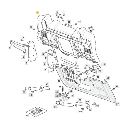 ORIGINAL STIGA Rasentraktor Mähwerk 1330m 325547299/1 | Newgardenstore.eu