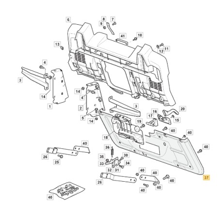 ORIGINAL STIGA Rasentraktor Mäher 1330m 382547071/1 | Newgardenstore.eu