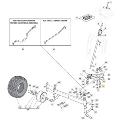 Tracteur tondeuse ORIGINAL STIGA 1330m 125510165/0 | Newgardenstore.eu