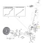 Secteur de direction ORIGINAL STIGA tracteur de pelouse 1330m - 1538h 325735519/0