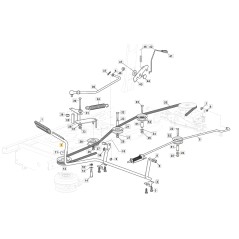 ORIGINAL STIGA Rasentraktor Bremspedal 1330m - 1538m 382500047/2