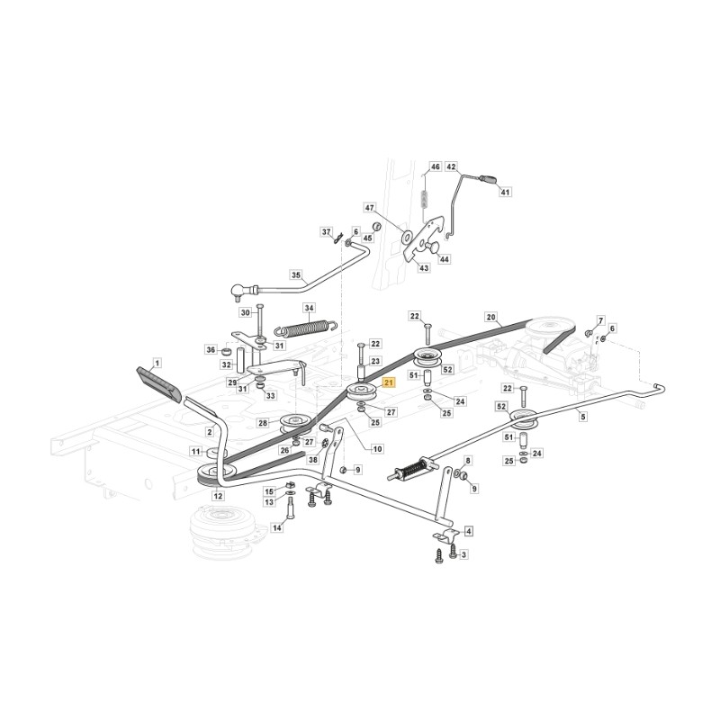 Stahlmesserrolle ORIGINAL STIGA Rasentraktor 1330m 325601599/0