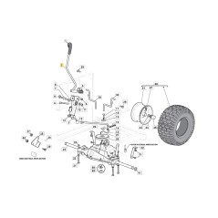 Schalthebel ORIGINAL STIGA Rasentraktor 1330m - 84mt 382318257/0 | Newgardenstore.eu