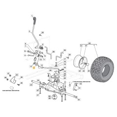 Support de boîte de vitesses ORIGINAL STIGA tracteur tondeuse 1330m - 84mt 382774259/1 | Newgardenstore.eu