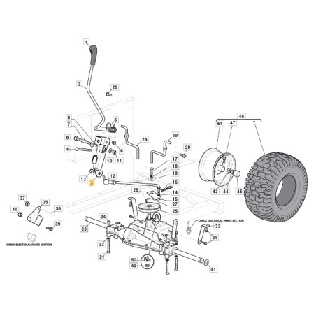 Getriebehalter ORIGINAL STIGA Rasentraktor Mäher 1330m - 84mt 382774259/1 | Newgardenstore.eu