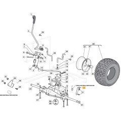 ORIGINAL STIGA Rasentraktor Mähwerk 1330m - 84mt - 98b 325785315/0 | Newgardenstore.eu