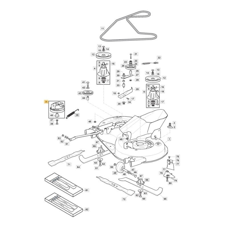 ORIGINAL STIGA Elektromagnetische Kupplung Mähtraktor 1330m 118399075/1