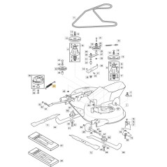 Molla frizione ORIGINALE STIGA trattorino tagliaerba 1330m - 1538h 125430277/1 | Newgardenstore.eu