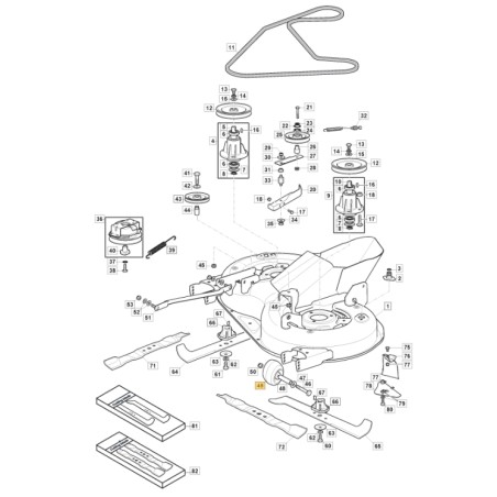 Ruotino antiscalpo 95 mm ORIGINALE STIGA trattorino tagliaerba 1330m 182700006/0 | Newgardenstore.eu