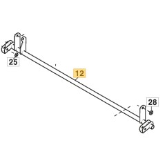 Essieu arrière de tracteur de pelouse STIGA ORIGINAL 1134-6197-01 | Newgardenstore.eu