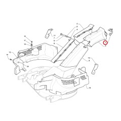 ORIGINAL STIGA soporte tractor de césped 1330m - 1430m - 827hb 325774499/0 | Newgardenstore.eu