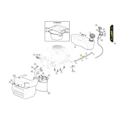 Grifo de gasolina ORIGINAL STIGA robot cortacésped 1330m - 827h 118566119/0 | Newgardenstore.eu