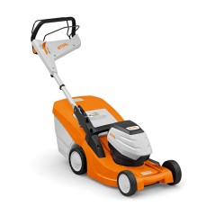 Tondeuse à gazon STIHL RMA443PV sans batterie et chargeur de batterie coupe 41cm panier 55lt | Newgardenstore.eu