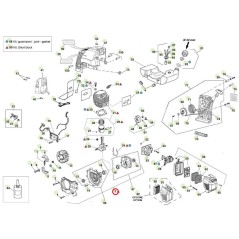 ORIGINAL ACTIVE modèle t143 kit carter arbre de forage 021969 | Newgardenstore.eu