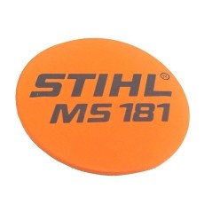 Plaque signalétique du carter de la tronçonneuse modèles MS181 ORIGINAL STIHL 11399671501 | Newgardenstore.eu