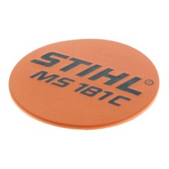 Plaque signalétique plaque de recouvrement modèles de tronçonneuses MS181C ORIGINAL STIHL 11399671502 | Newgardenstore.eu