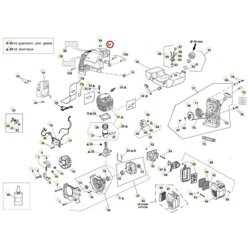 ORIGINAL ACTIVE Freischneider Motorhaube 4,5 - 6,5 t143 024197