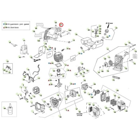 ORIGINAL ACTIVE Freischneider Motorhaube 4,5 - 6,5 t143 024197 | Newgardenstore.eu