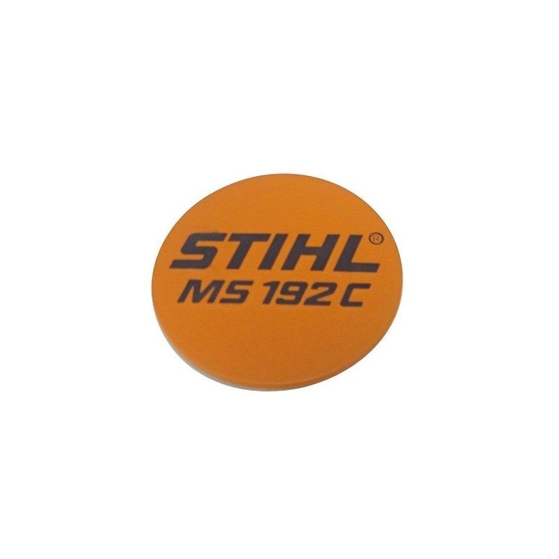 Targhetta carter motosega modelli MS192C ORIGINALE STIHL 11379671501