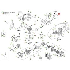 ORIGINAL ACTIVE débroussailleuse bouchon de réservoir 4.5 - 5.5 tarière t143 021806