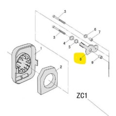 Levier du filtre à air de la débroussailleuse PROGREEN PG43 PG52 | Newgardenstore.eu