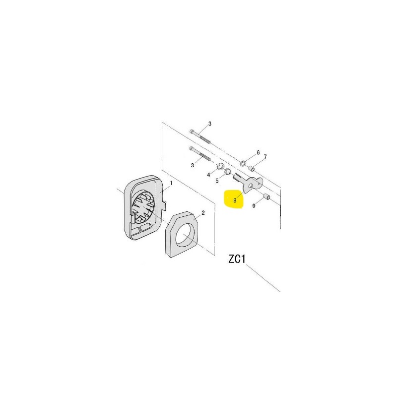 PROGREEN PG43 PG52 brushcutter air filter lever