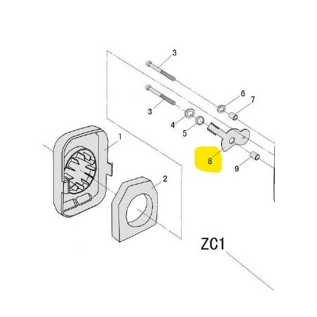 Levier du filtre à air de la débroussailleuse PROGREEN PG43 PG52 | Newgardenstore.eu