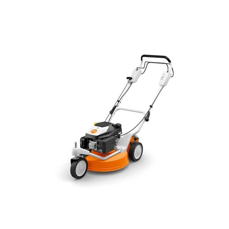 Tondeuse à gazon à essence STIHL RM3RT 166cc coupe 48 cm éjection latérale automotrice