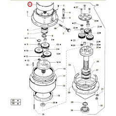 ORIGINAL ACTIVE Getriebekasten Bohrmaschine Modelle t143 - t152 020796 | Newgardenstore.eu