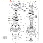 ORIGINAL ACTIVE gear box drill models t143 - t152 020796