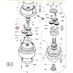 ORIGINAL ACTIVE Pinne Modelle t143 - t152 020806 Nadelgehäuse HK0808B