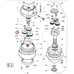 ORIGINAL ACTIVE Satellitenbohrer erste Stufe Modelle t143 - t152 020797 | Newgardenstore.eu