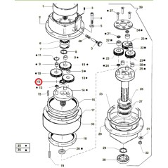 ORIGINAL ACTIVE roulements de tarière modèles t143 - t152 020801