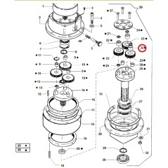 ORIGINAL ACTIVE douille à aiguilles pour tarière modèles t143 - t152 022715 | Newgardenstore.eu