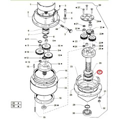 ORIGINAL ACTIVE Deichsellager Modelle t143 - t152 020799 | Newgardenstore.eu