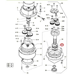 ORIGINAL ACTIVE tiller bearing models t143 - t152 020799 | Newgardenstore.eu