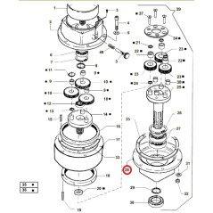 ORIGINAL ACTIVE Bohrmaschine Modelle t143 - t152 020792 Getriebedeckel unten | Newgardenstore.eu