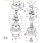 ORIGINAL ACTIVE perceuse modèles t143 - t152 020792 couvercle inférieur de la boîte de vitesses