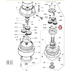 ORIGINAL ACTIVE ORIGINAL disk reinforcement spacer auger models t143 - t152 022734