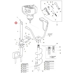 ORIGINAL ACTIVE t143 models auger self-locking nut 020788 | Newgardenstore.eu