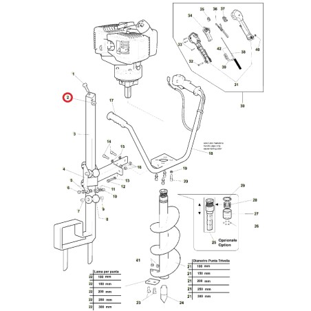 Dado autobloccante ORIGINALE ACTIVE trivella modelli t143 020788 | Newgardenstore.eu