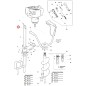 Ecrou autobloquant pour tarière ORIGINAL ACTIVE modèles t143 020788