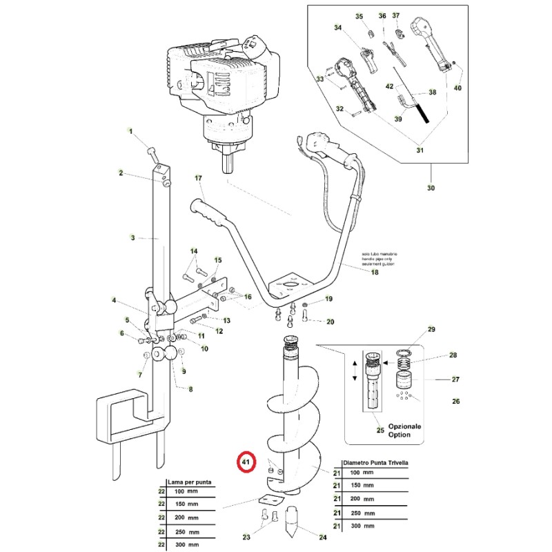 Dado ORIGINALE ACTIVE trivella modelli t143 020027