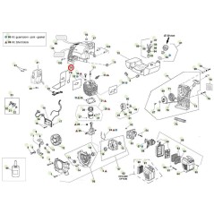 Joint d'échappement de débroussailleuse ORIGINAL ACTIVE 6.5 tarière t152 023955 | Newgardenstore.eu