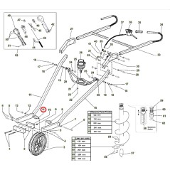 Broche de roue de tarière ORIGINAL ACTIVE modèles t152 020782 | Newgardenstore.eu