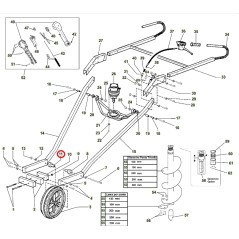 ORIGINAL ACTIVE t152 models auger wheel pin 020782 | Newgardenstore.eu